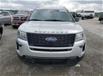 2018 Ford Explorer Sport Silver vin: 1FM5K8GT6JGB32165