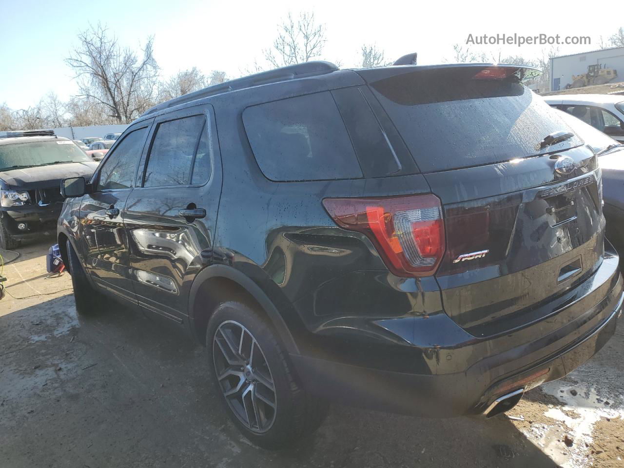 2017 Ford Explorer Sport Black vin: 1FM5K8GT7HGC08244