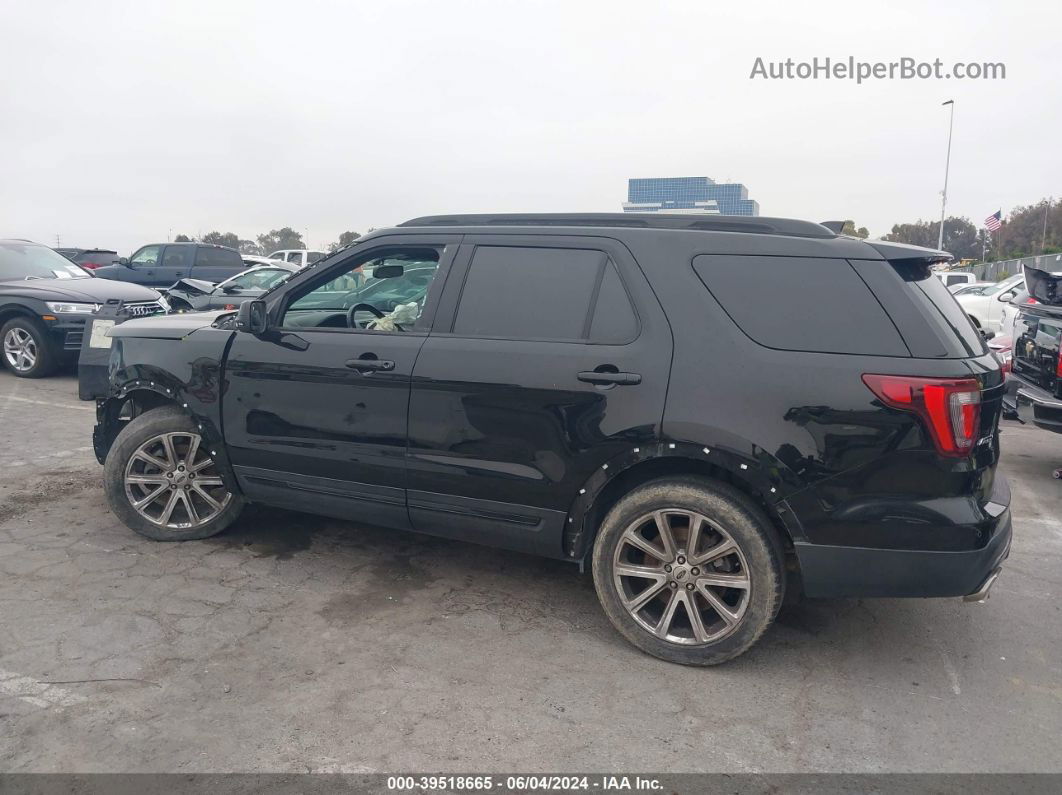 2017 Ford Explorer Sport Black vin: 1FM5K8GT7HGC33726