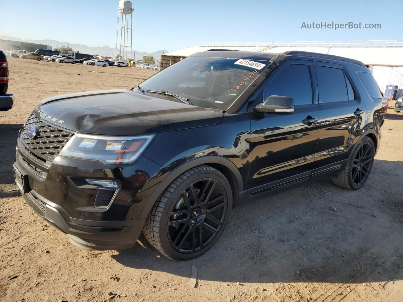 2018 Ford Explorer Sport Черный vin: 1FM5K8GT7JGA25593