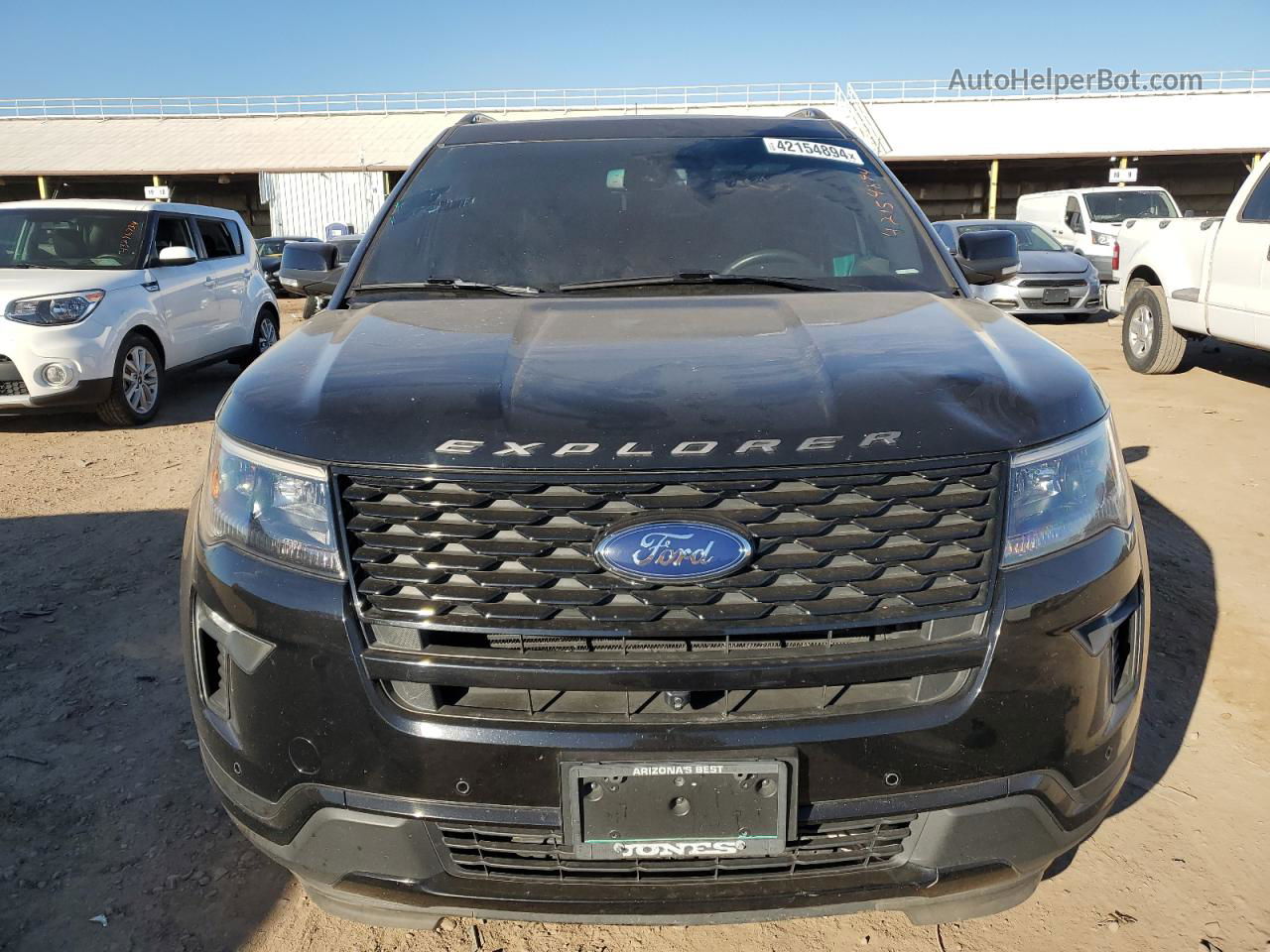 2018 Ford Explorer Sport Черный vin: 1FM5K8GT7JGA25593