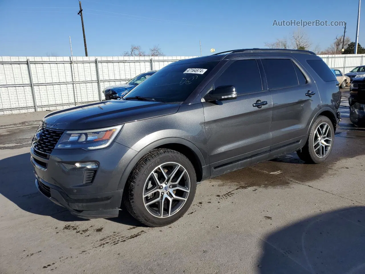 2018 Ford Explorer Sport Charcoal vin: 1FM5K8GT7JGB29422