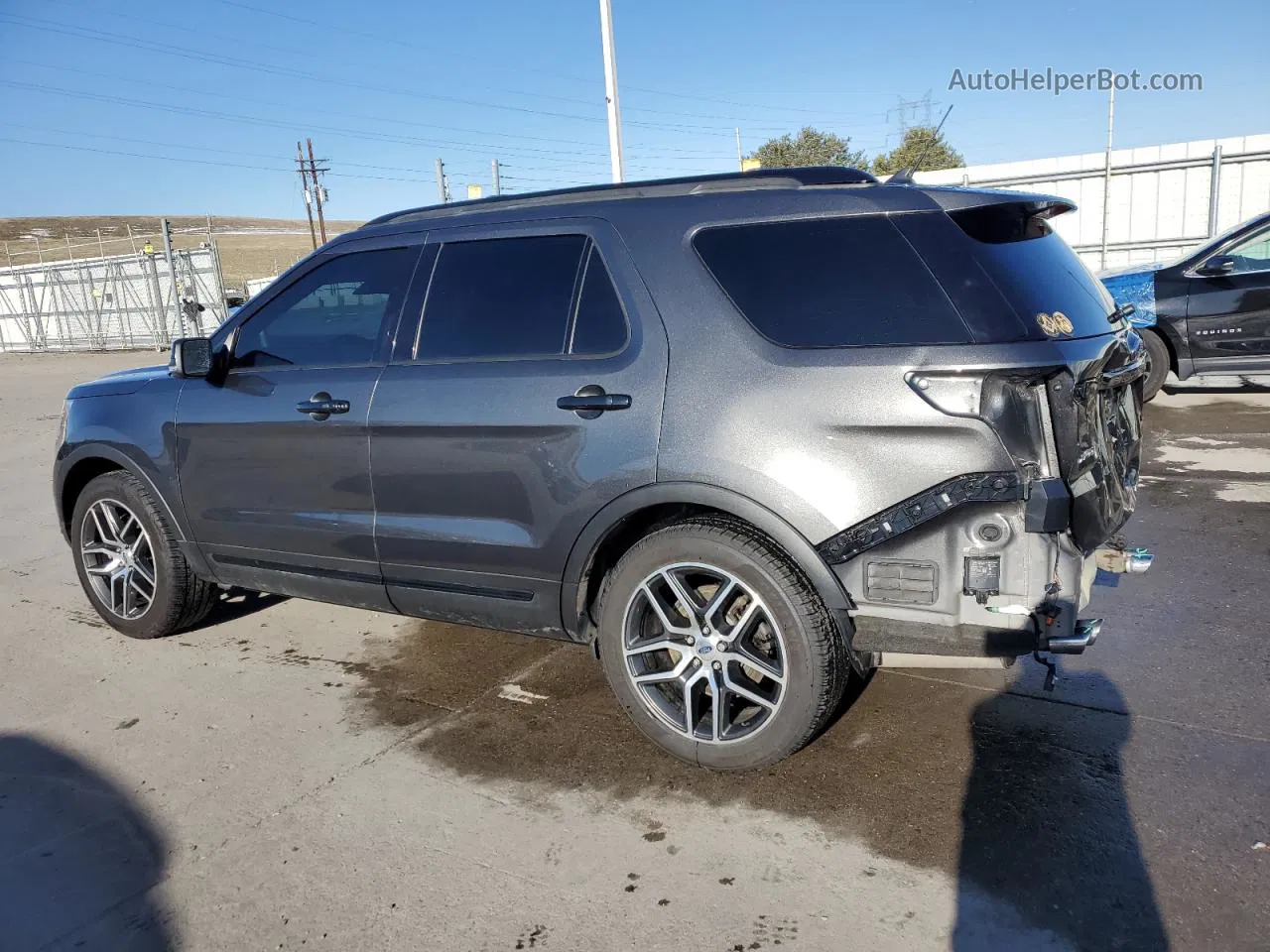 2018 Ford Explorer Sport Charcoal vin: 1FM5K8GT7JGB29422