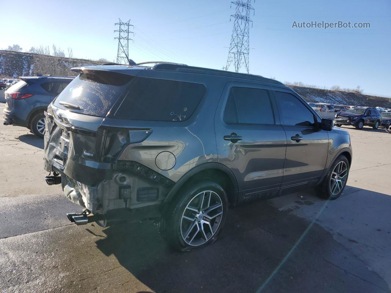 2018 Ford Explorer Sport Charcoal vin: 1FM5K8GT7JGB29422