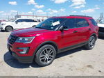 2017 Ford Explorer Sport Red vin: 1FM5K8GT8HGA59195