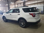 2017 Ford Explorer Sport White vin: 1FM5K8GT8HGA59472