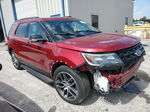 2017 Ford Explorer Sport Red vin: 1FM5K8GT8HGB06189