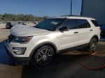 2017 Ford Explorer Sport White vin: 1FM5K8GT8HGD51185