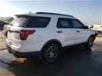 2017 Ford Explorer Sport White vin: 1FM5K8GT8HGD51185