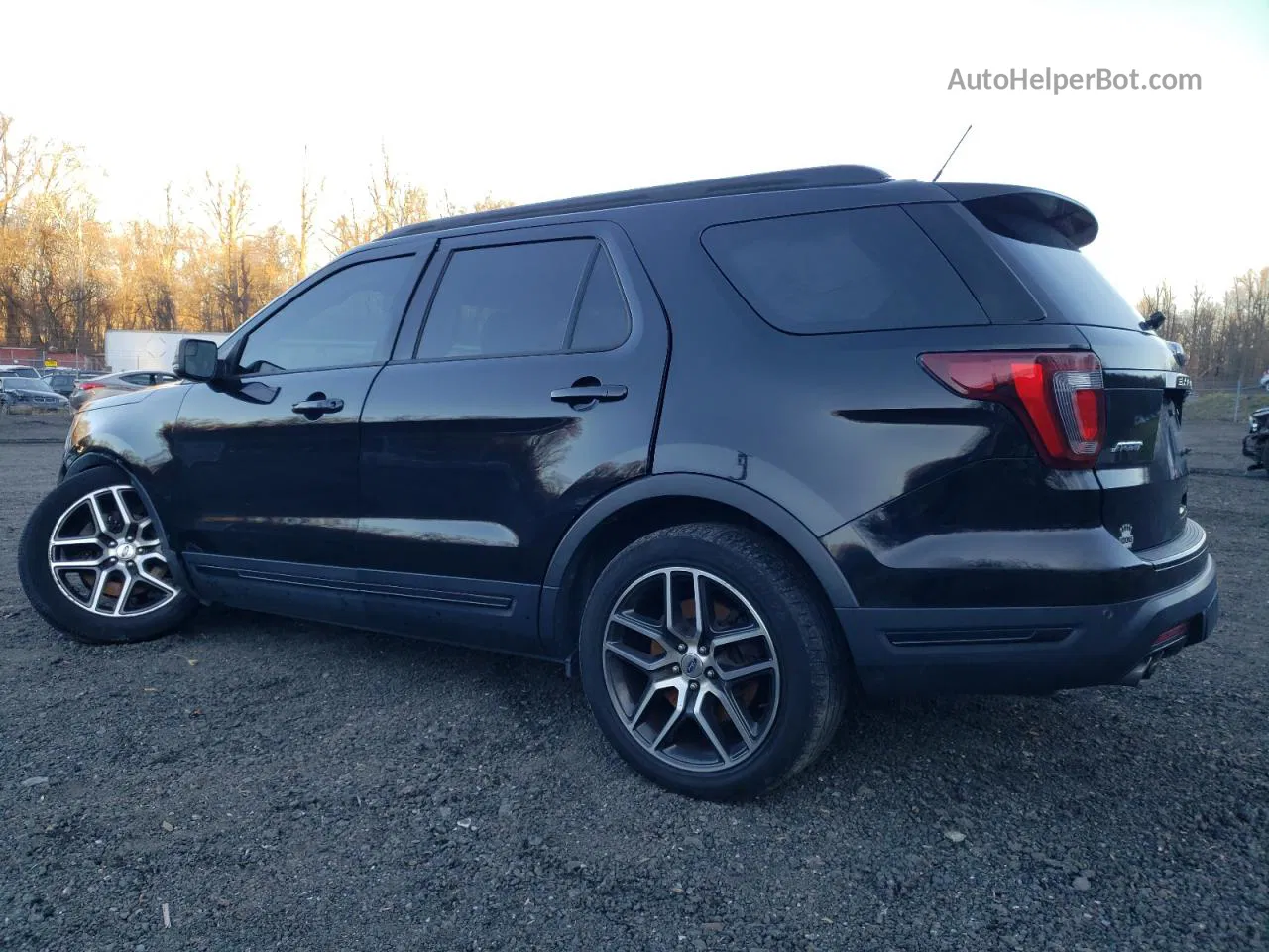 2018 Ford Explorer Sport Black vin: 1FM5K8GT8JGA17423