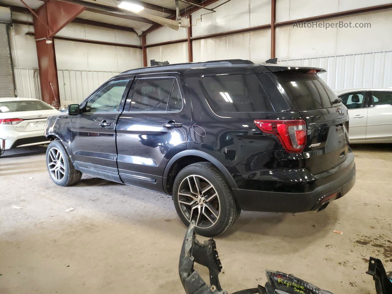 2017 Ford Explorer Sport Black vin: 1FM5K8GT9HGA02827