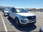 2017 Ford Explorer Sport Silver vin: 1FM5K8GT9HGC37051