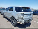 2017 Ford Explorer Sport Silver vin: 1FM5K8GT9HGC37051