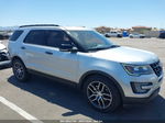 2017 Ford Explorer Sport Silver vin: 1FM5K8GT9HGC37051