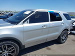 2017 Ford Explorer Sport Silver vin: 1FM5K8GT9HGC37051