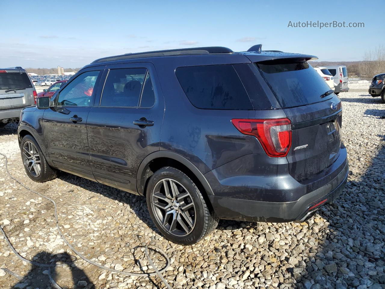 2017 Ford Explorer Sport Черный vin: 1FM5K8GT9HGD27588