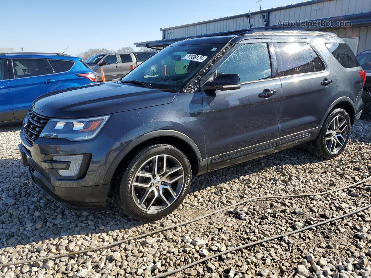 2017 Ford Explorer Sport Черный vin: 1FM5K8GT9HGD27588