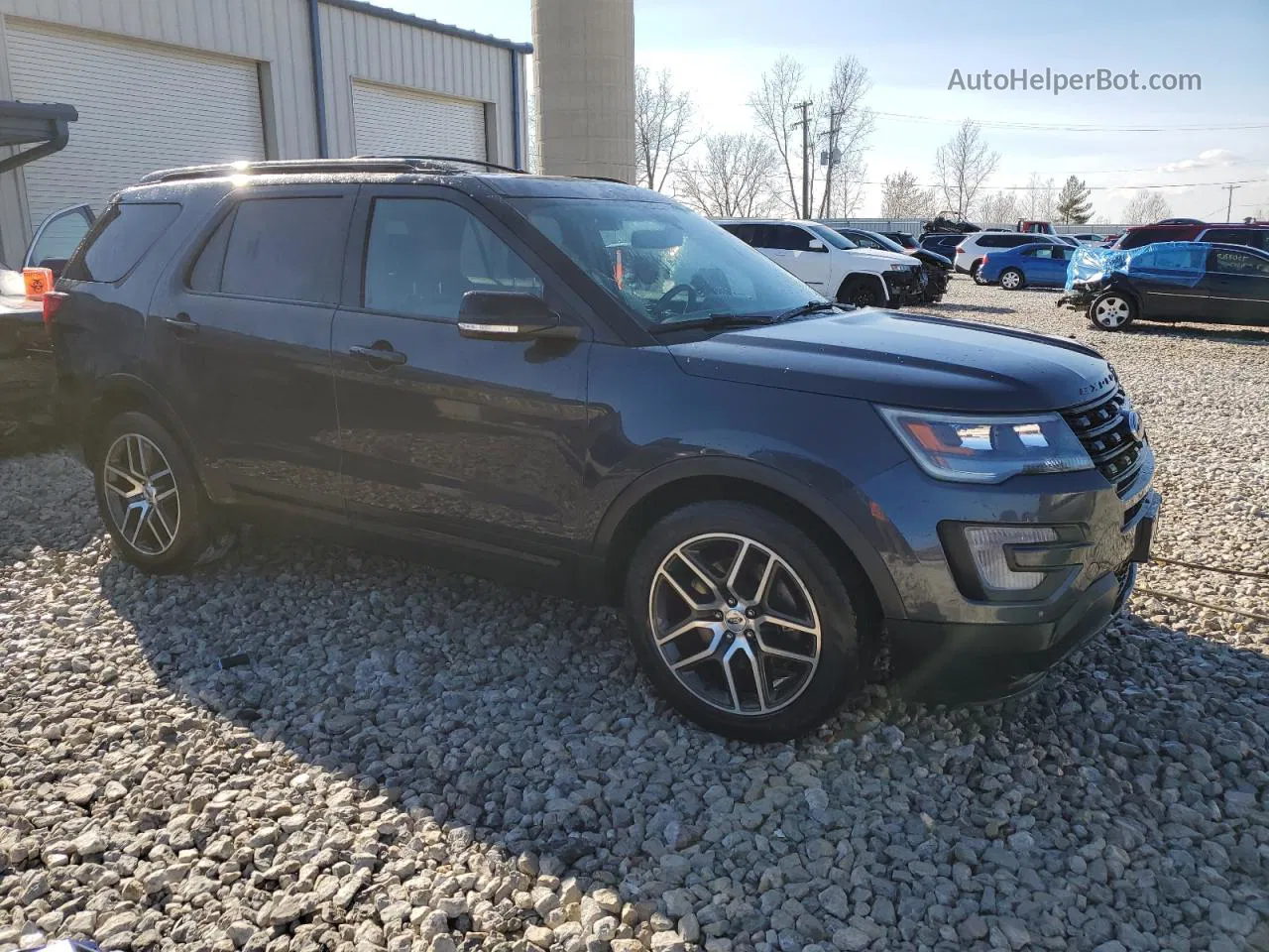 2017 Ford Explorer Sport Черный vin: 1FM5K8GT9HGD27588