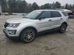 2017 Ford Explorer Sport Silver vin: 1FM5K8GTXHGA96426