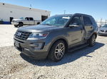 2017 Ford Explorer Sport Gray vin: 1FM5K8GTXHGC21361