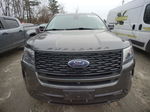 2018 Ford Explorer Sport Gray vin: 1FM5K8GTXJGB96158