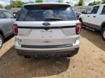 2018 Ford Explorer Sport Silver vin: 1FM5K8GTXJGC92274