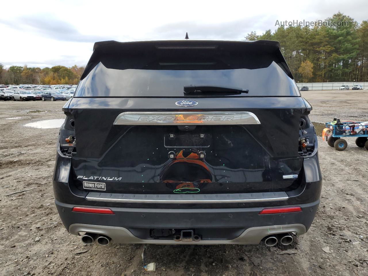 2020 Ford Explorer Platinum Black vin: 1FM5K8HC0LGC05273