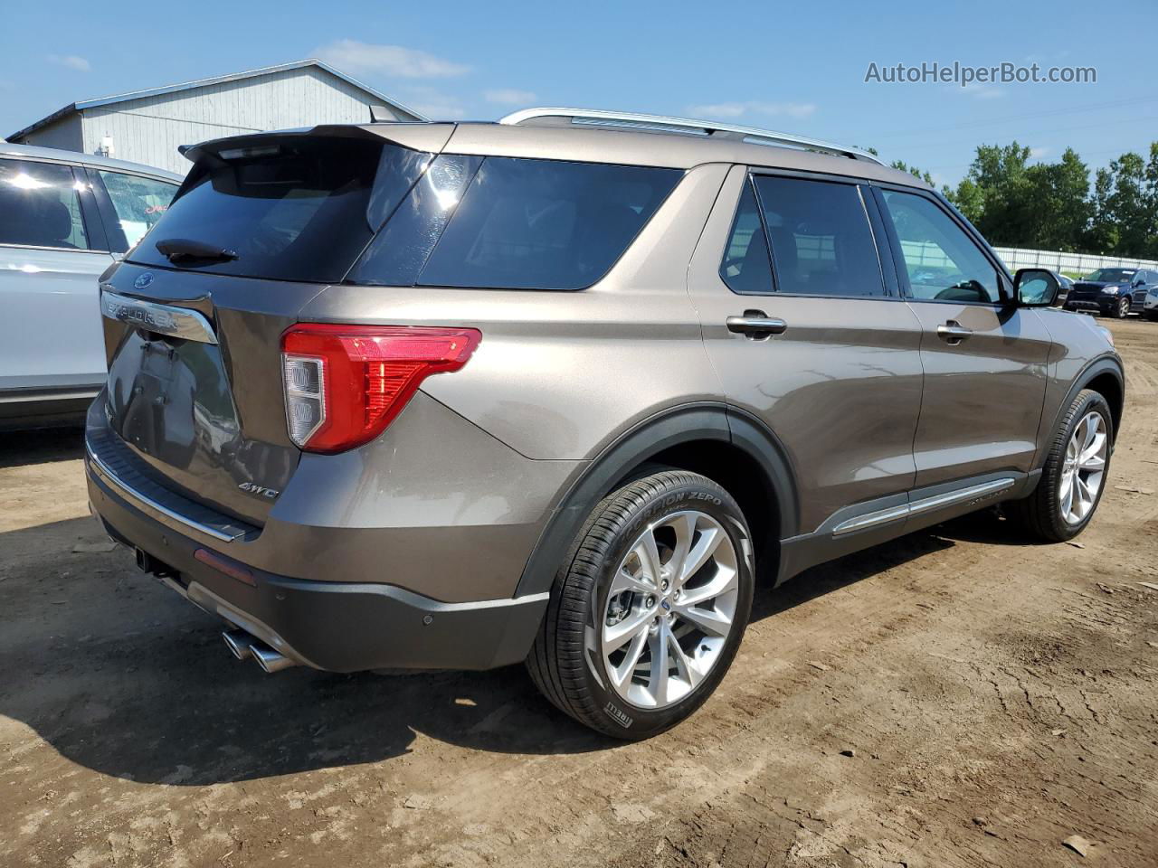 2021 Ford Explorer Platinum Gray vin: 1FM5K8HC3MGB59147