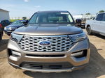 2021 Ford Explorer Platinum Gray vin: 1FM5K8HC3MGB59147