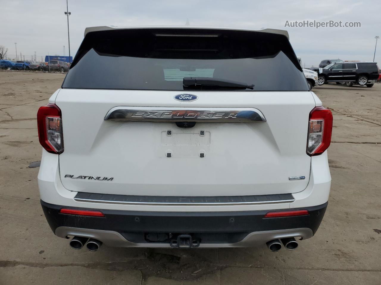 2020 Ford Explorer Platinum Белый vin: 1FM5K8HC4LGA13886