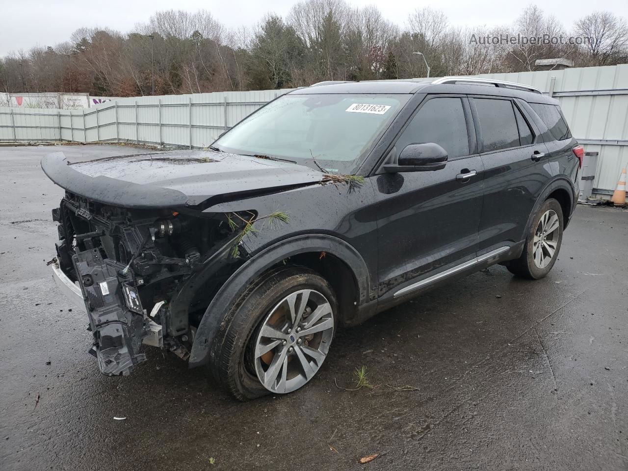 2020 Ford Explorer Platinum Black vin: 1FM5K8HC5LGB13589