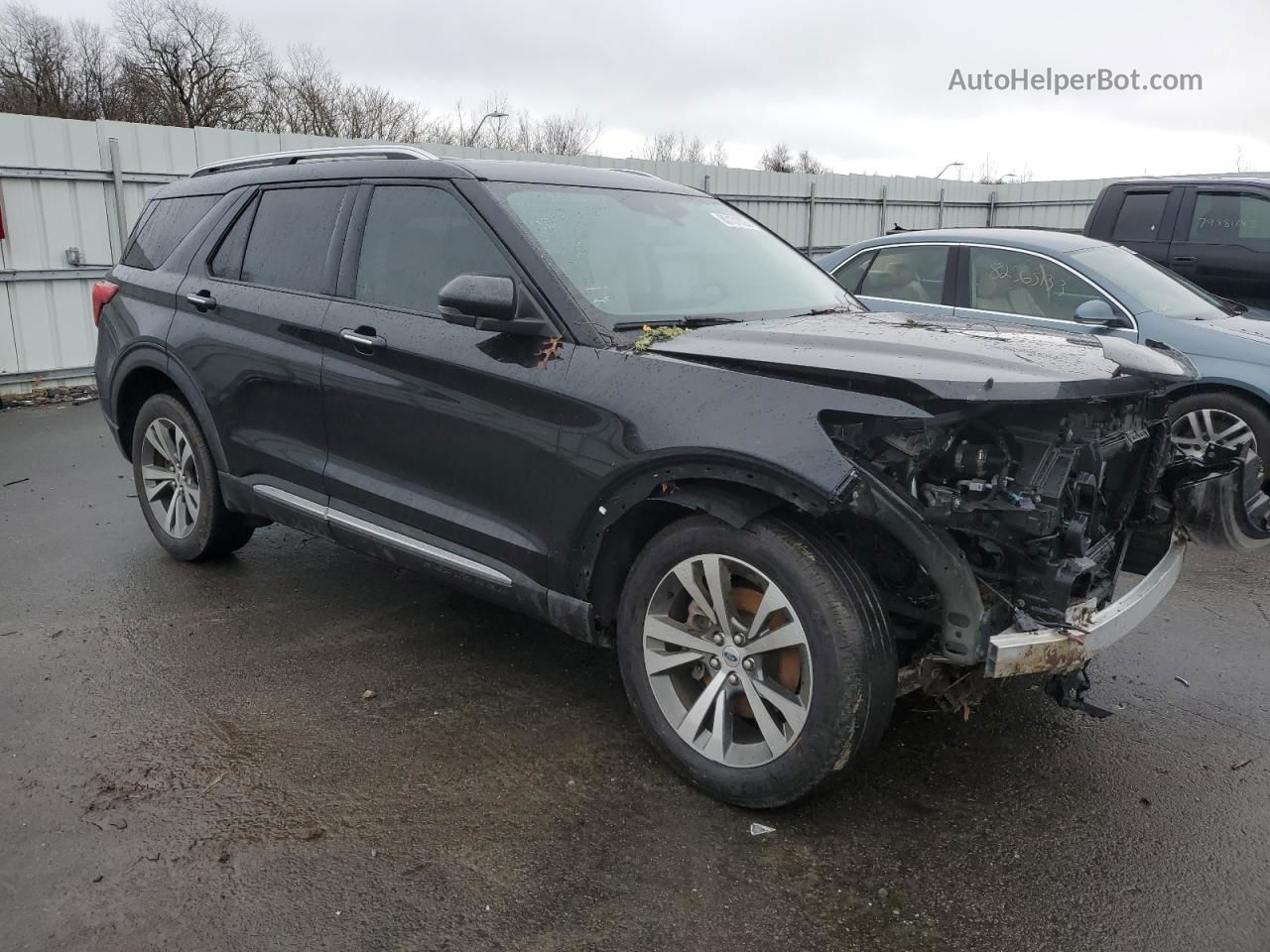 2020 Ford Explorer Platinum Черный vin: 1FM5K8HC5LGB13589