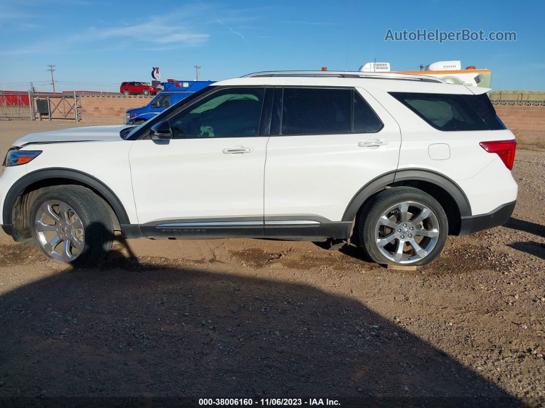 2020 Ford Explorer Platinum Белый vin: 1FM5K8HC6LGA95006