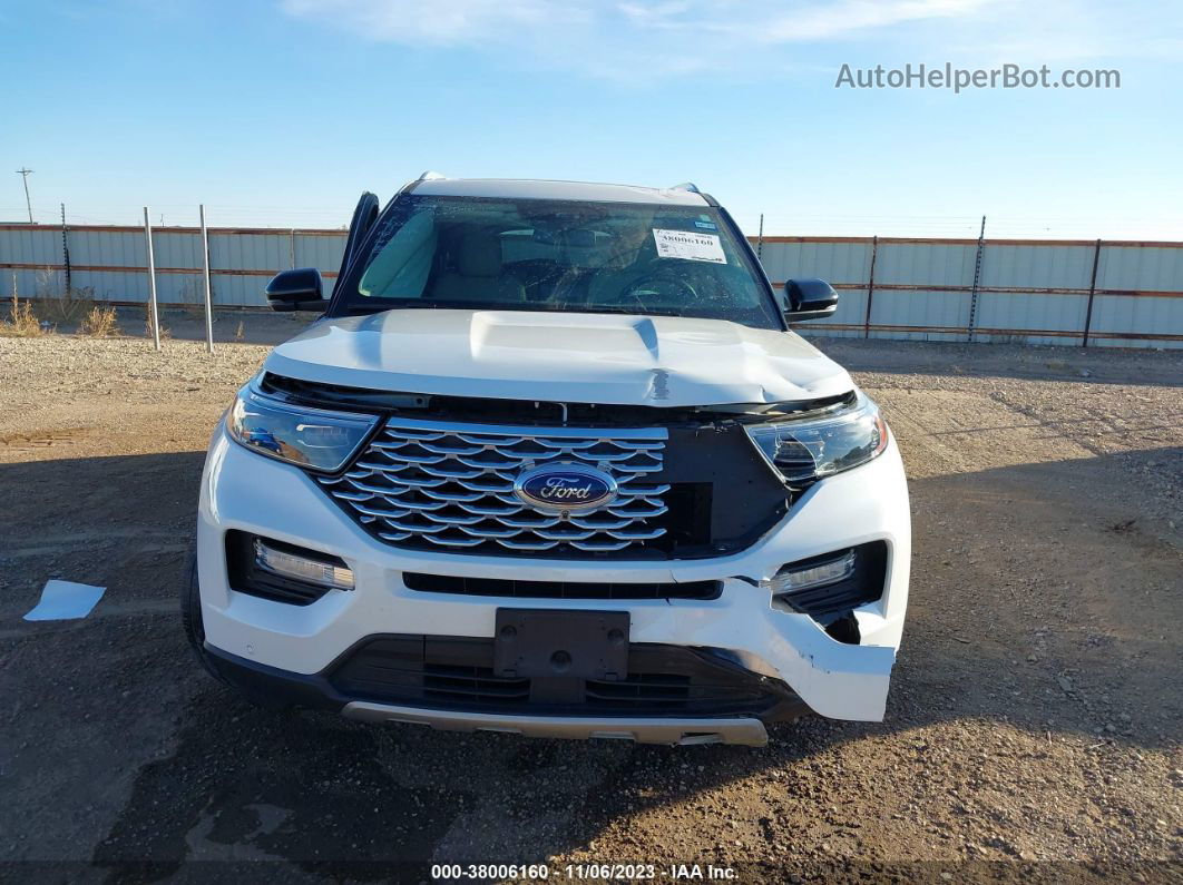 2020 Ford Explorer Platinum Белый vin: 1FM5K8HC6LGA95006