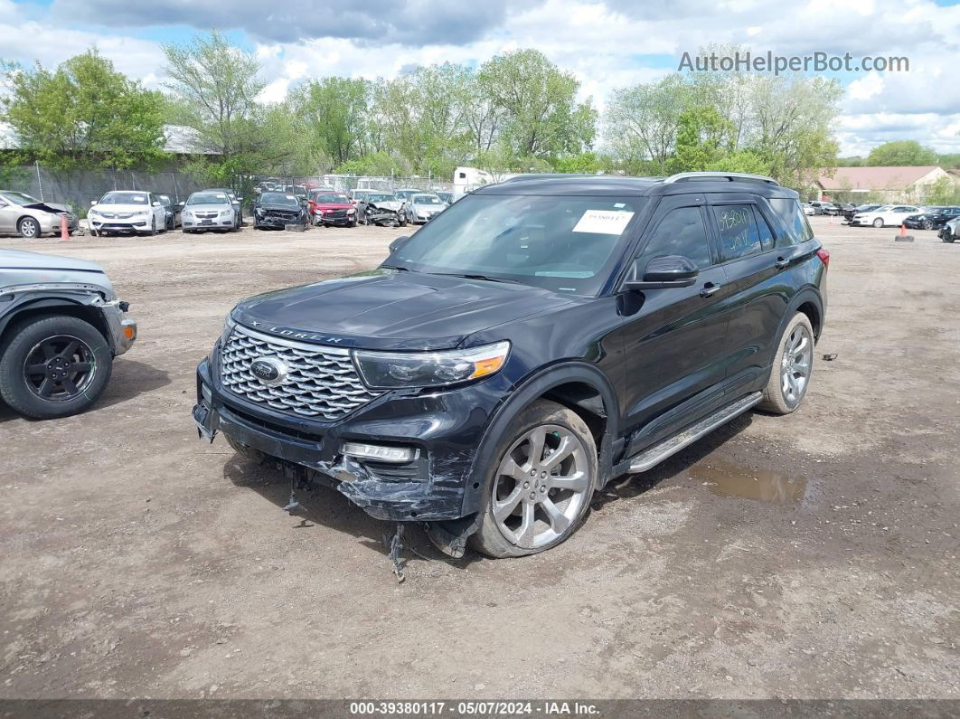 2020 Ford Explorer Platinum Black vin: 1FM5K8HC6LGB44074