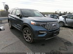 2020 Ford Explorer Platinum Blue vin: 1FM5K8HC7LGA07368