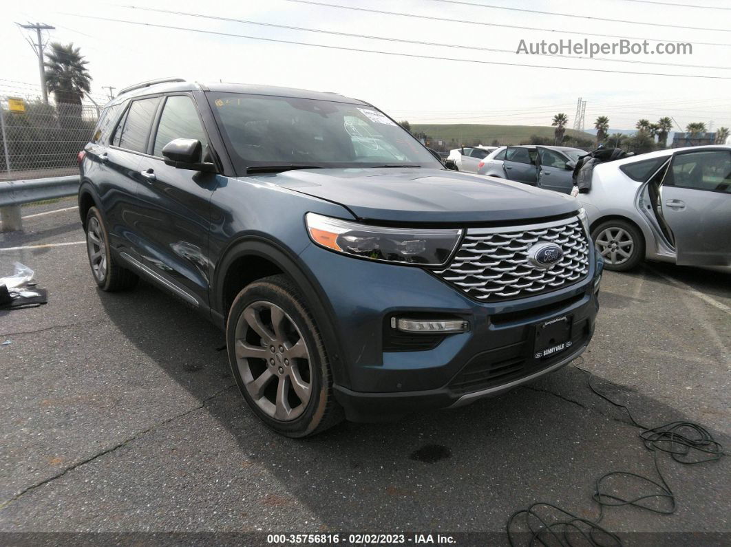 2020 Ford Explorer Platinum Blue vin: 1FM5K8HC7LGA07368