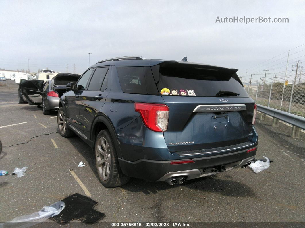 2020 Ford Explorer Platinum Blue vin: 1FM5K8HC7LGA07368