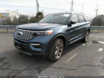 2020 Ford Explorer Platinum Blue vin: 1FM5K8HC7LGA07368