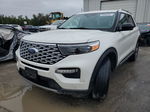 2020 Ford Explorer Platinum White vin: 1FM5K8HC7LGA33761