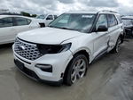 2020 Ford Explorer Platinum White vin: 1FM5K8HC7LGA39222