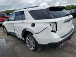 2020 Ford Explorer Platinum White vin: 1FM5K8HC7LGA39222