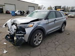 2020 Ford Explorer Platinum Серебряный vin: 1FM5K8HC8LGA69426