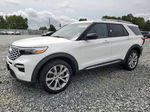 2021 Ford Explorer Platinum White vin: 1FM5K8HC9MGB75966