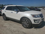 2016 Ford Explorer Platinum White vin: 1FM5K8HT0GGC02525