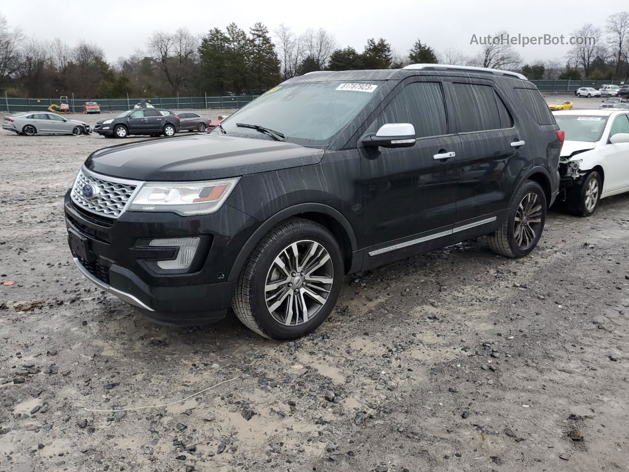 2017 Ford Explorer Platinum Черный vin: 1FM5K8HT0HGB58995