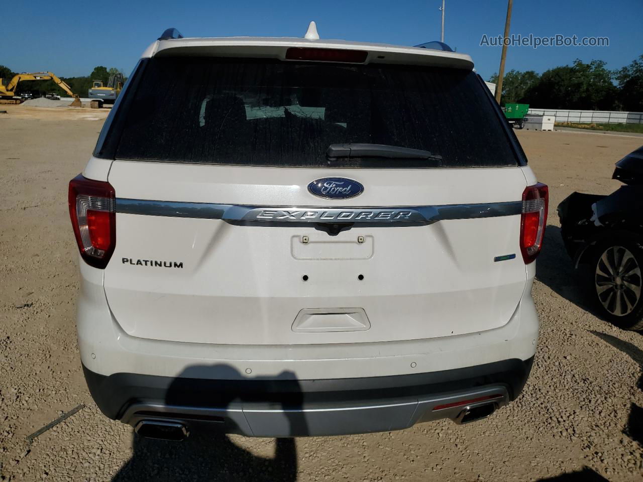 2017 Ford Explorer Platinum White vin: 1FM5K8HT0HGE08445