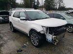 2018 Ford Explorer Platinum White vin: 1FM5K8HT0JGB48814