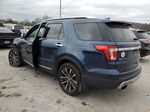 2017 Ford Explorer Platinum Blue vin: 1FM5K8HT1HGB86613