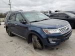 2017 Ford Explorer Platinum Синий vin: 1FM5K8HT1HGB86613